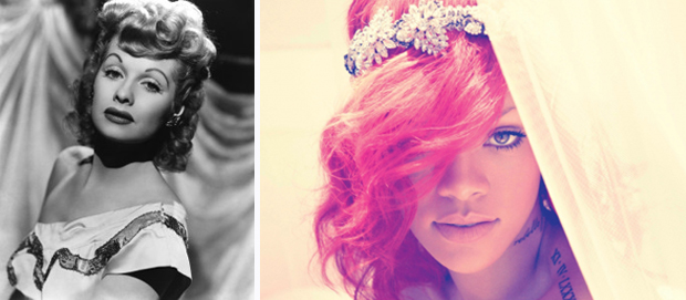 Lucy Ricardo and Rhianna, Style muses Lucy Ricardo and Rhianna, Style muses