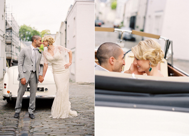 bride-and-groom-bentley, real wedding, hyde park, emerald earings bride-and-groom-bentley, real wedding, hyde park, emerald earings