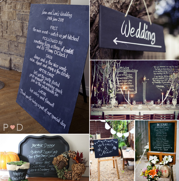 Chalkboard Wedding Ideas Decor Styling Signs Menu Labels Chalk