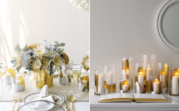 Gold Wedding Decor DIY Crafts Do it Yourself Ideas Styling