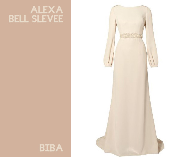 The Biba Alexa Bell Sleeved Gown at 69500 House of Fraser is a highstreet