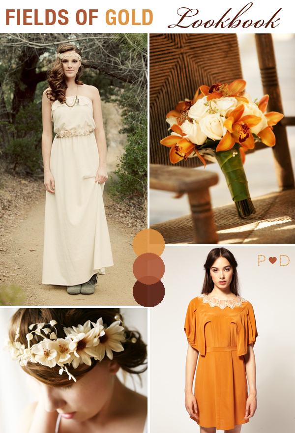 Fields of Gold Autumn Wedding Rustic Wedding Browns Rust Colours Orange