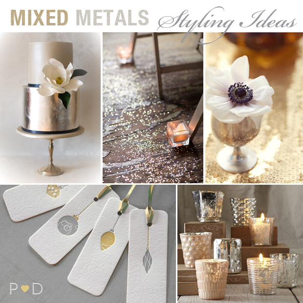 Bridal Inspiration Boards Gold and Silver Wedding Gold Wedding Silver 