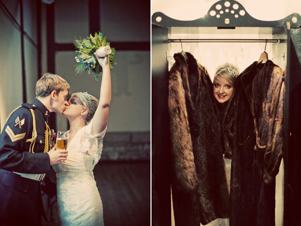 A vintage military wedding with a trip to Narnia Amy and Lee Part 2