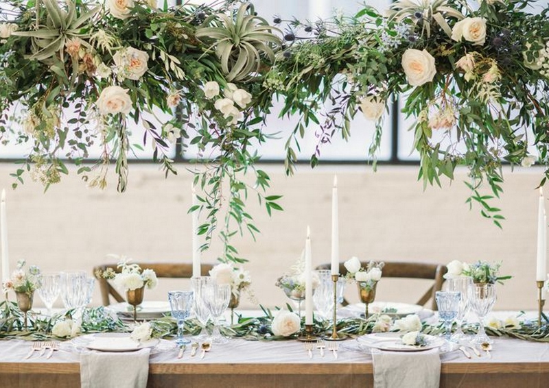 Wedding Ceiling Decor Installation