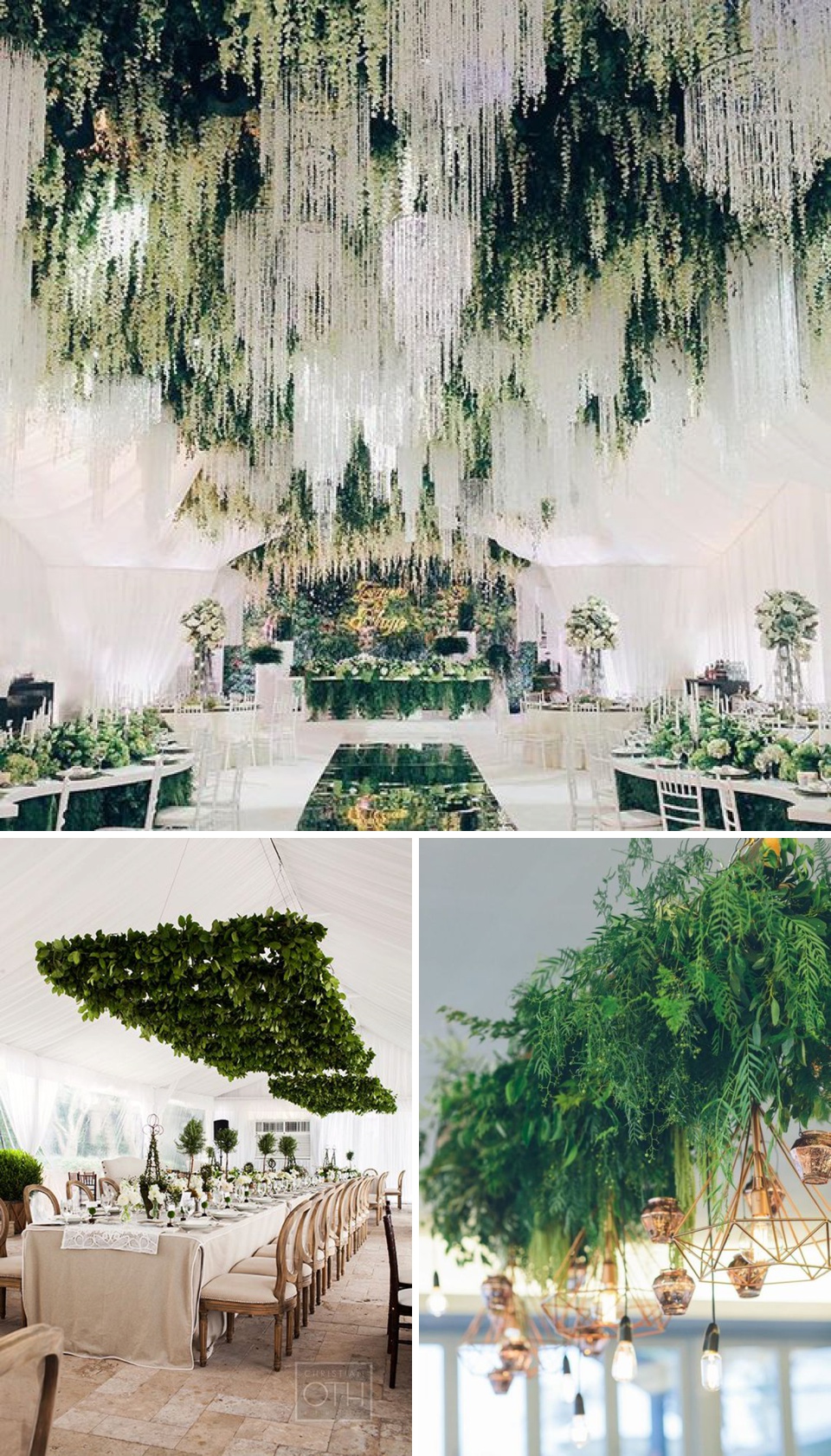 Wedding decorations shop hanging from ceiling