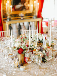 Broughton Hall Luxury Wedding | An elegant, refined, luxury wedding at Broughton Hall in Yorkshire. With subtle 1920's Gatsby influences, an autumnal palette and sumptuously decadent styling. Wedding Planning and Design: Pocketful of Dreams Florals: Swallows and Damsons Stationery: De Winton Paper Co Cake:  Keiron George Photography by: Belle and Beau