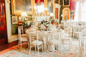 Broughton Hall Luxury Wedding | An elegant, refined, luxury wedding at Broughton Hall in Yorkshire. With subtle 1920's Gatsby influences, an autumnal palette and sumptuously decadent styling. Wedding Planning and Design: Pocketful of Dreams Florals: Swallows and Damsons Stationery: De Winton Paper Co Cake:  Keiron George Photography by: Belle and Beau