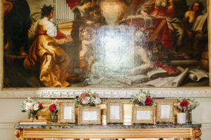 Broughton Hall Luxury Wedding | An elegant, refined, luxury wedding at Broughton Hall in Yorkshire. With subtle 1920's Gatsby influences, an autumnal palette and sumptuously decadent styling. Wedding Planning and Design: Pocketful of Dreams Florals: Swallows and Damsons Stationery: De Winton Paper Co Cake:  Keiron George Photography by: Belle and Beau