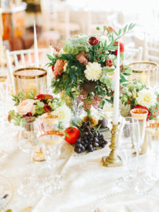 Broughton Hall Luxury Wedding | An elegant, refined, luxury wedding at Broughton Hall in Yorkshire. With subtle 1920's Gatsby influences, an autumnal palette and sumptuously decadent styling. Wedding Planning and Design: Pocketful of Dreams Florals: Swallows and Damsons Stationery: De Winton Paper Co Cake:  Keiron George Photography by: Belle and Beau