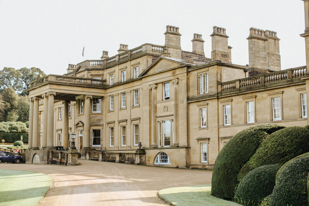 Broughton Hall Luxury Wedding | An elegant, refined, luxury wedding at Broughton Hall in Yorkshire. With subtle 1920's Gatsby influences, an autumnal palette and sumptuously decadent styling. Wedding Planning and Design: Pocketful of Dreams Florals: Swallows and Damsons Stationery: De Winton Paper Co Cake:  Keiron George Photography by: Belle and Beau
