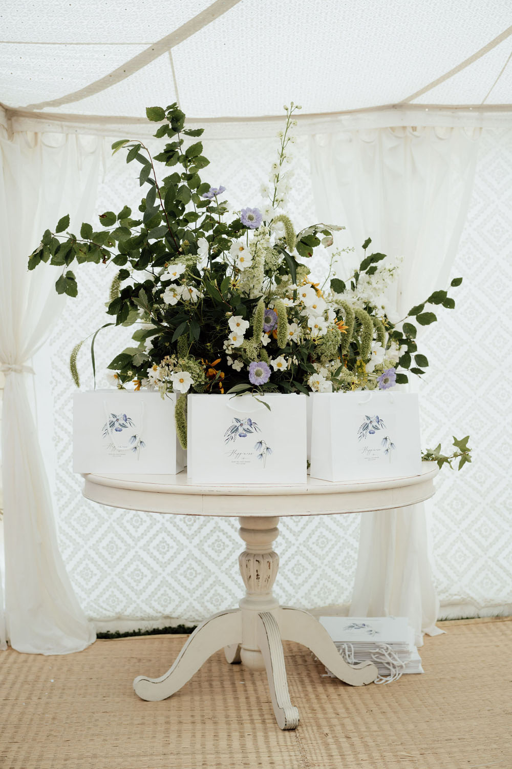 Heckfield Place, Luxury Event, Pocketful of dreams, Event Styling, 60th Birthday, Tablescape, Sunday Brunch Party, Matt Porteous, Kitten Grayson, Skye Gyngell, White and blue party