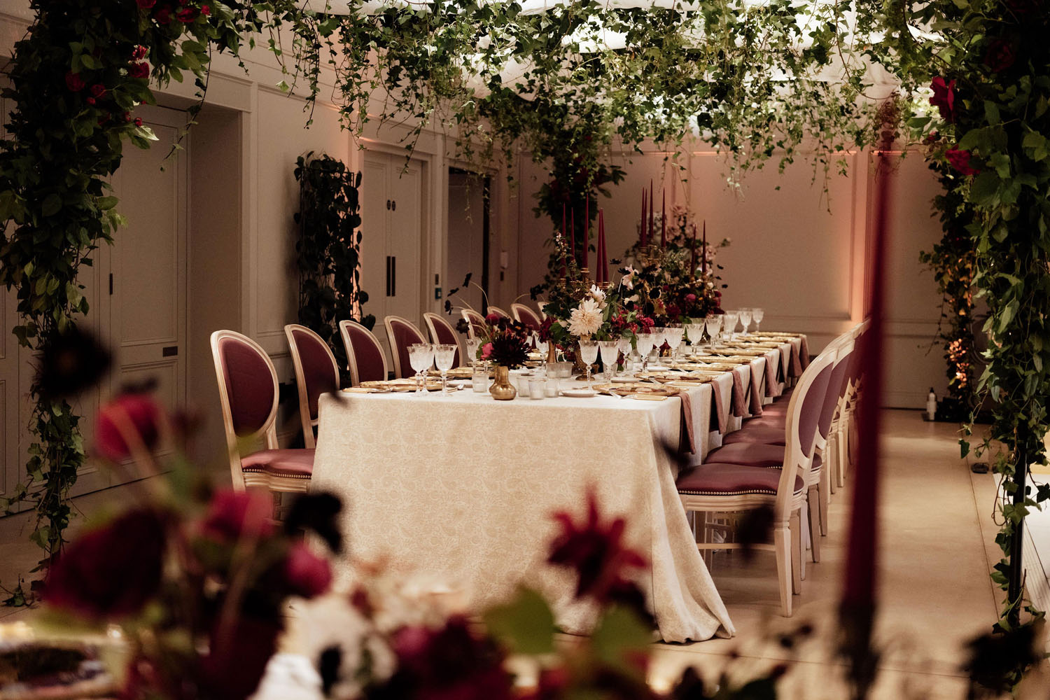 Heckfield Place, Luxury Event, Pocketful of dreams, Event Styling, 60th Birthday, Tablescape, Italian Party, Matt Porteous, Kitten Grayson, Skye Gyngell