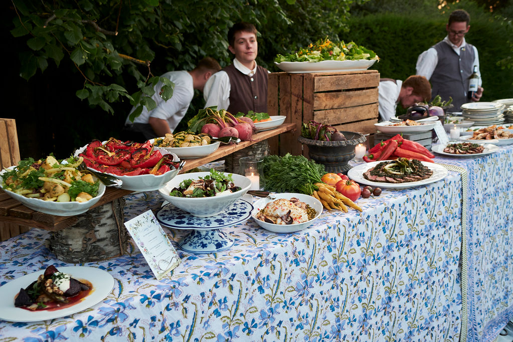 Heckfield Place, Wedding Welcome Party, Summer Garden Party, Outdoor Event, Pocketful of Dreams, Paula Rooney, Lucy Birkhead, Vogue Wedding, Skye Gyngell